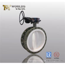 PTFE Lining Flanged Butterfly Valve